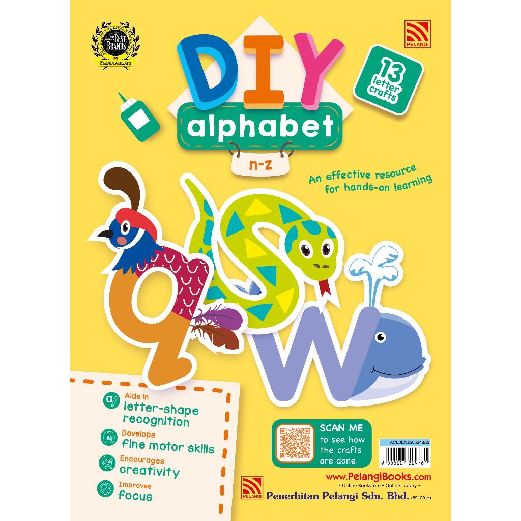 DIY Alphabet | Mainan Edukasi Anak | Belajar Huruf A-Z dengan Cara Seru
