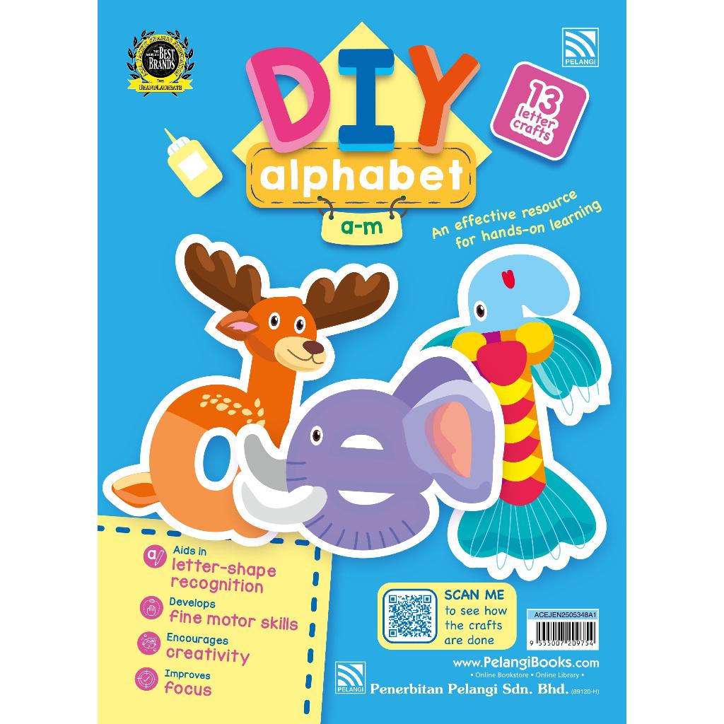 DIY Alphabet | Mainan Edukasi Anak | Belajar Huruf A-Z dengan Cara Seru