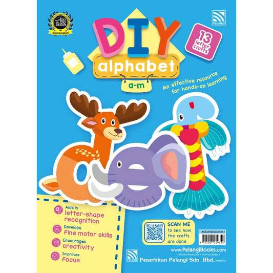 DIY Alphabet | Mainan Edukasi Anak | Belajar Huruf A-Z dengan Cara Seru
