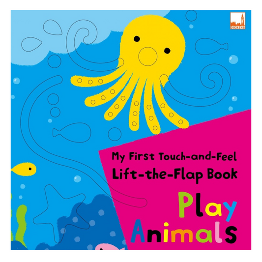 My First Touch and Feel: Animals – interactive touch-and-feel book introducing animals to toddlers, printed by Pelangi Publishing