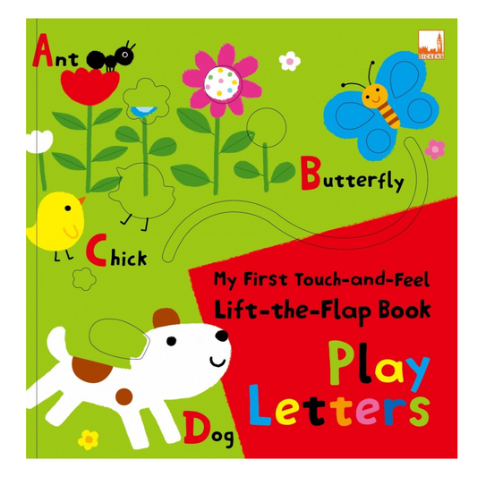 My First Touch and Feel: Letters – sensory board book for toddlers to learn the alphabet, printed by Pelangi Publishing