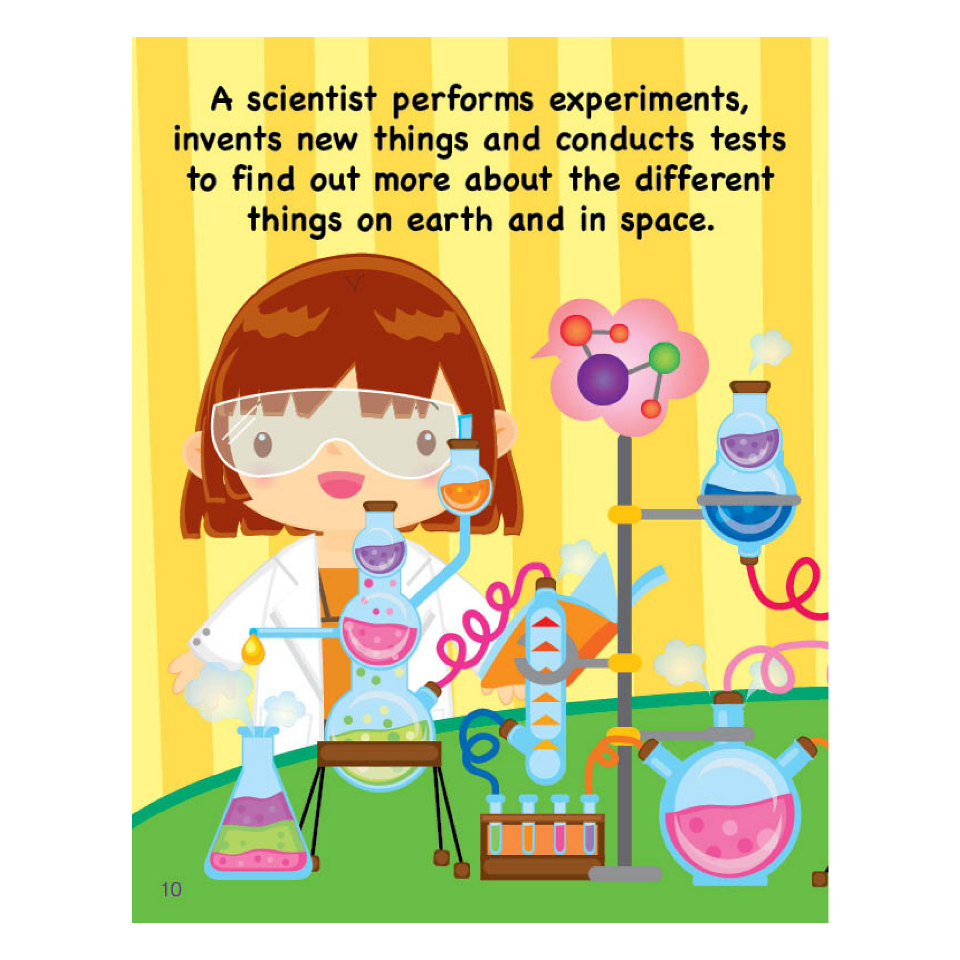 When I Grow Up series by Penerbitan Pelangi - Astronaut & Scientist book cover showing children learning about space exploration and scientific discovery.