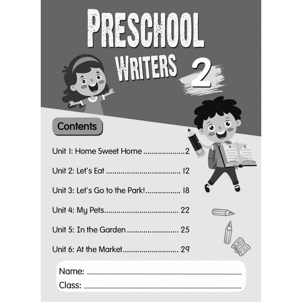 Preschool Writers Book 4