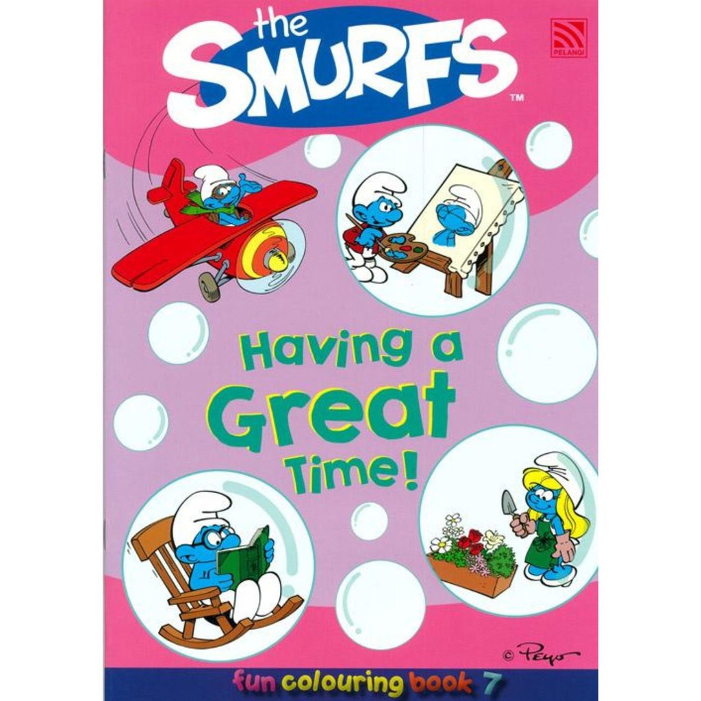 The Smurfs Fun Colouring Book 6 - Sports
