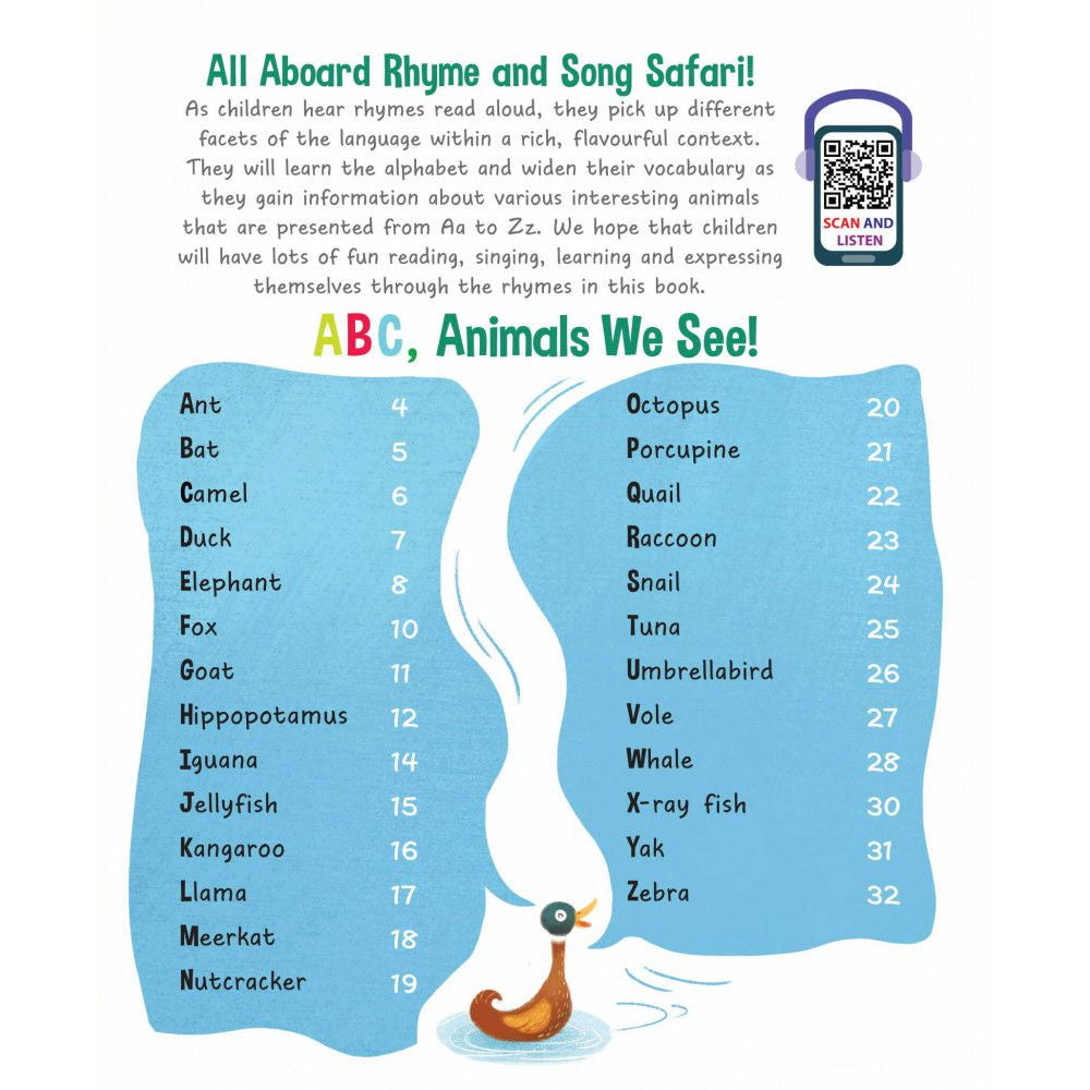 Abc, Animals We See!