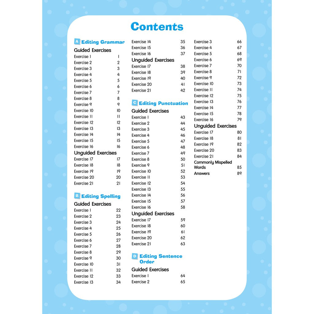 Excel In English - Master Editing Workbook 7