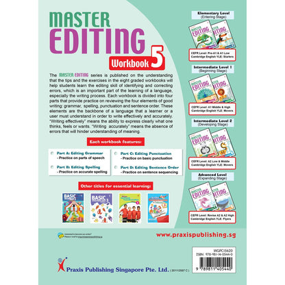 Excel In English - Master Editing Workbook 5