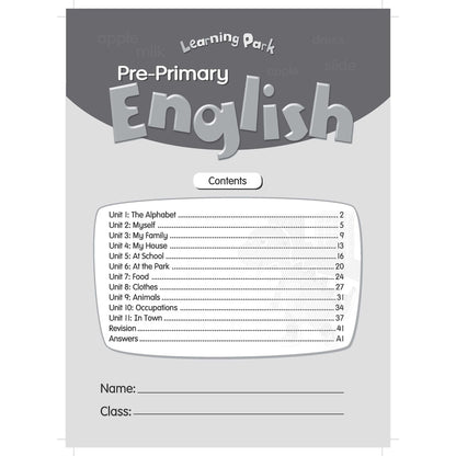 Learning Park - Pre-Primary English