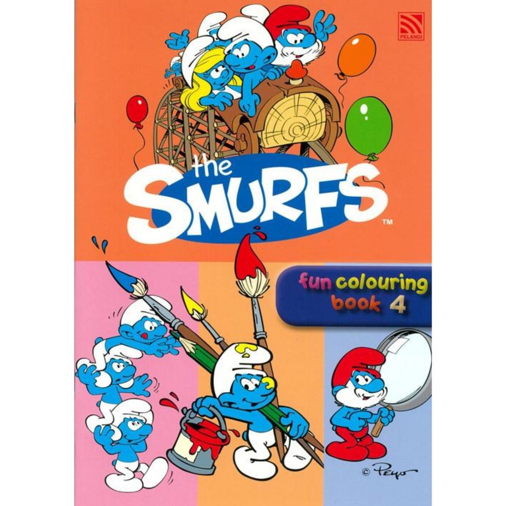 The Smurfs Fun Colouring Book 6 - Sports