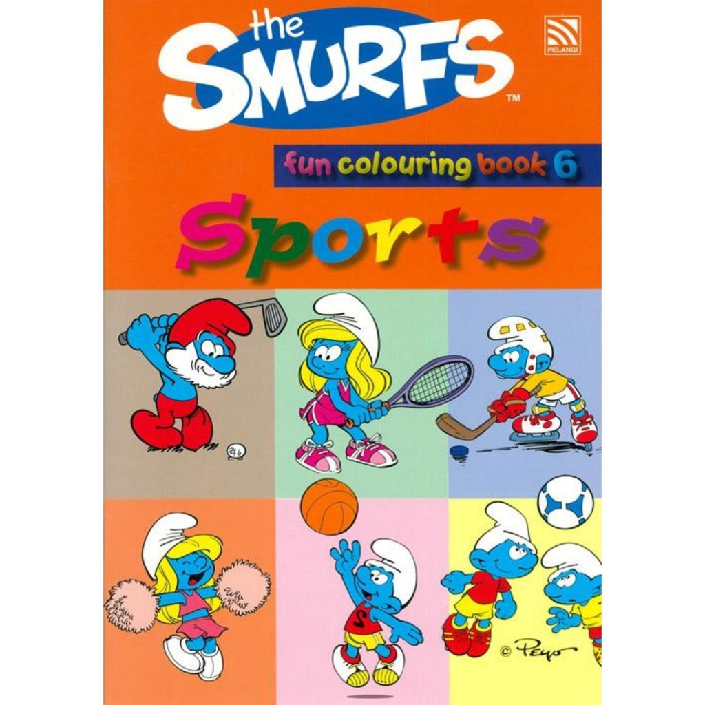 The Smurfs Fun Colouring Book 6 - Sports