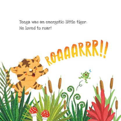 Penerbitan Pelangi Indonesia – No Roar Day | Buku Cerita Anak Bahasa Inggris | Emosi & Persahabatan | Anak Rimba