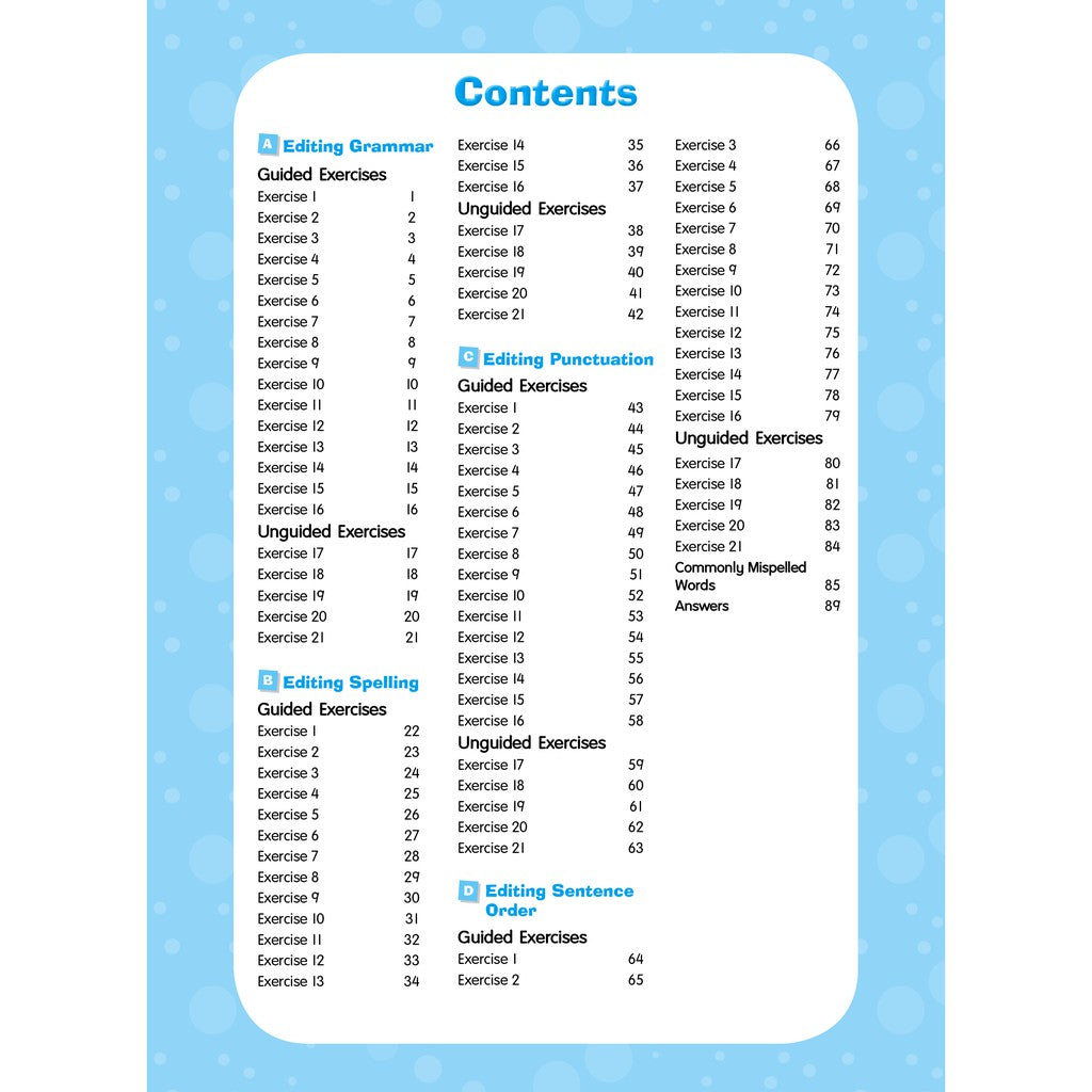 Excel In English - Master Editing Workbook 6