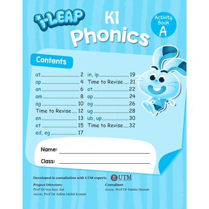 I-Leap K1 Phonics Coursebook A