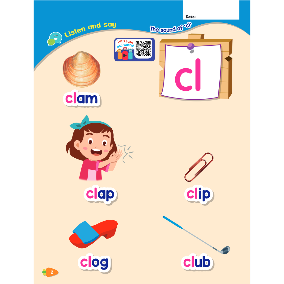 I-Leap K1 Phonics Coursebook A