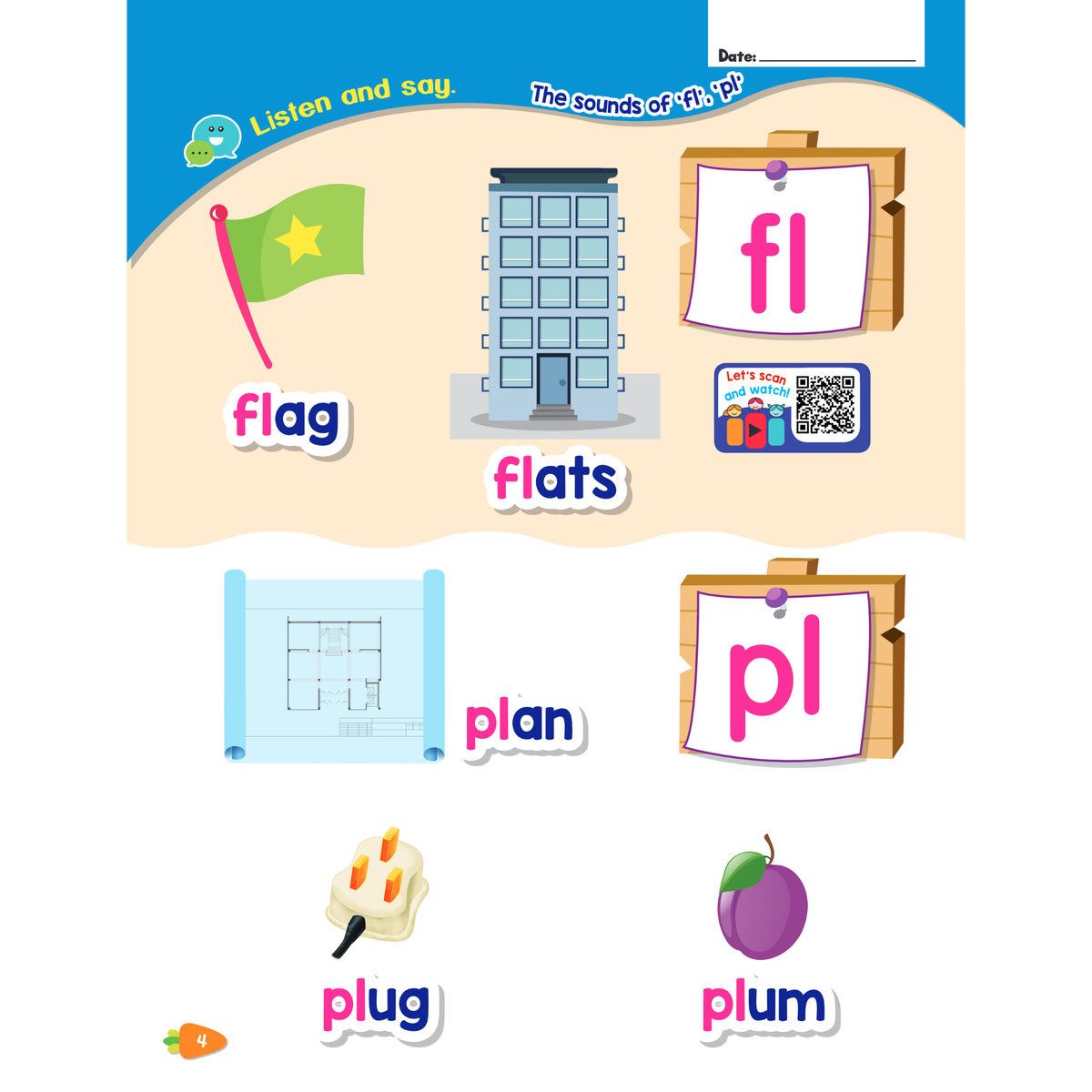 I-Leap K1 Phonics Coursebook A