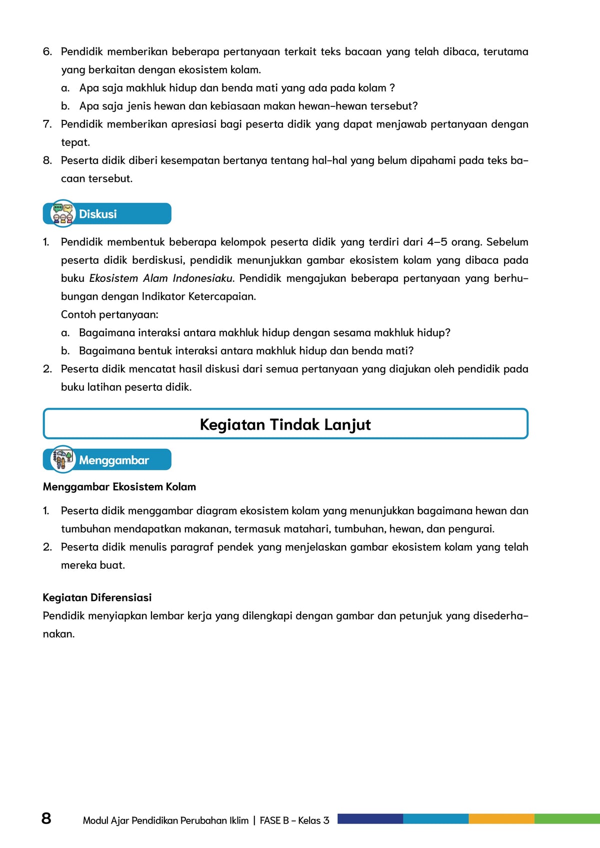 Modul Ajar dan PPIBP Pendidikan Perubahan Iklim untuk Fase B - Kelas 3