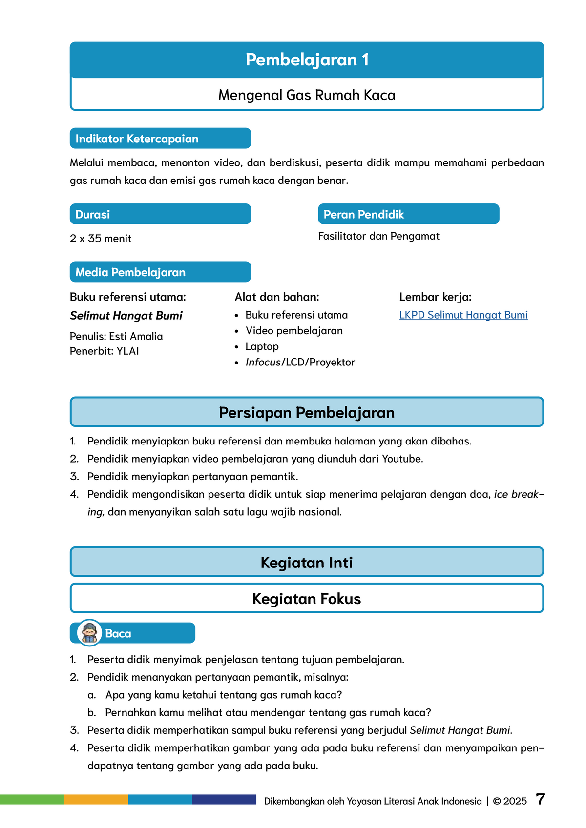 Modul Ajar dan PPIBP Pendidikan Perubahan Iklim untuk Fase C - Kelas 5