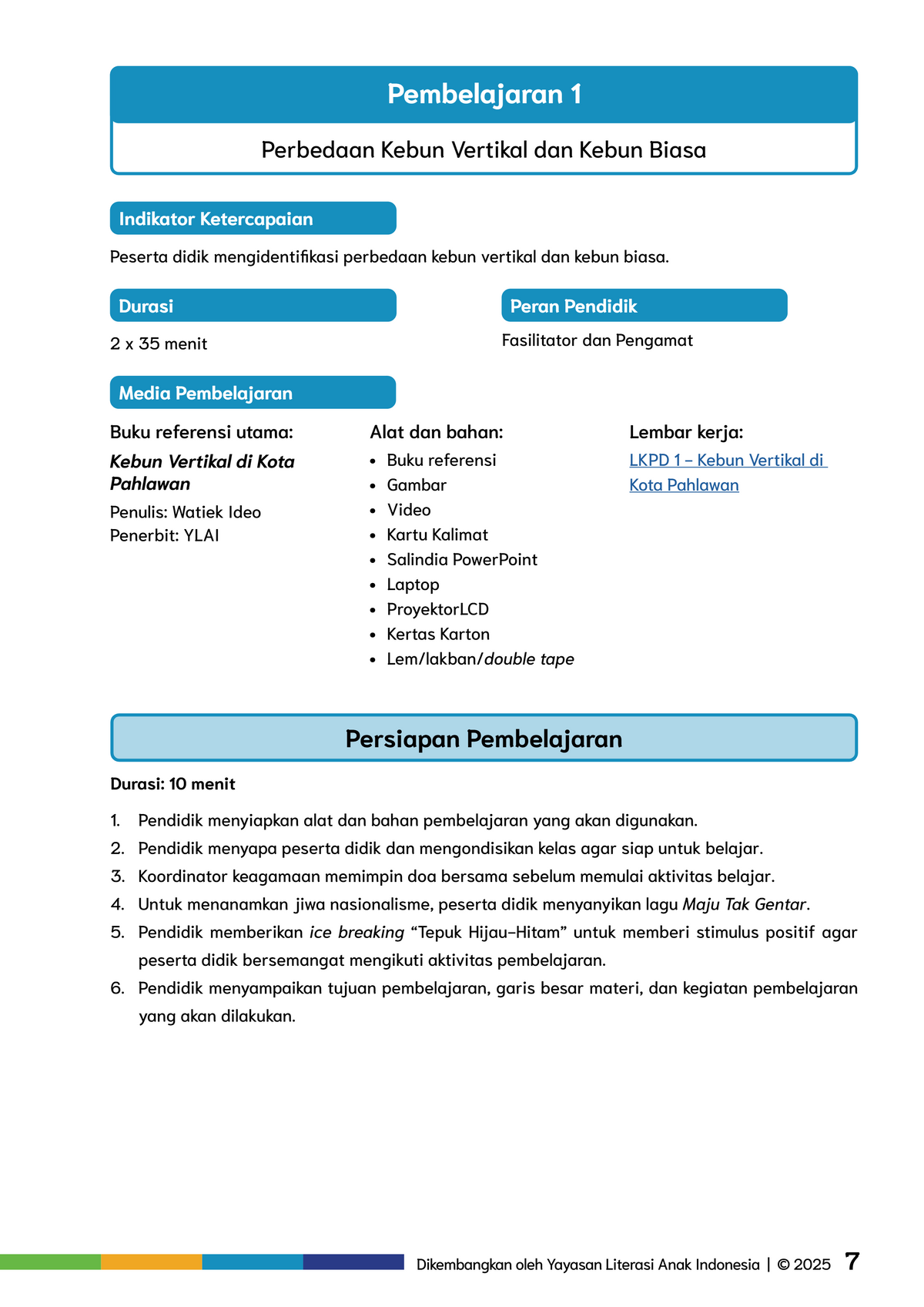 Modul Ajar dan PPIBP Pendidikan Perubahan Iklim untuk Fase C - Kelas 6