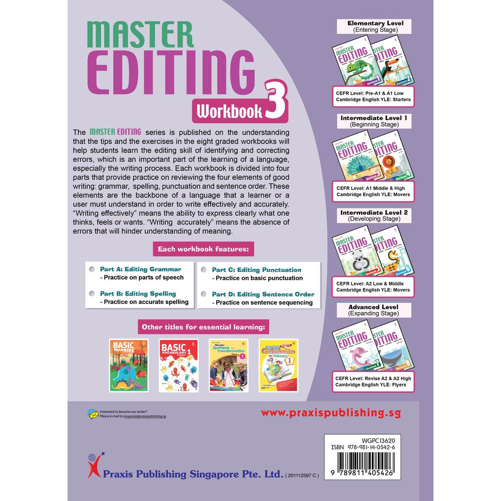Excel In English - Master Editing Workbook 3