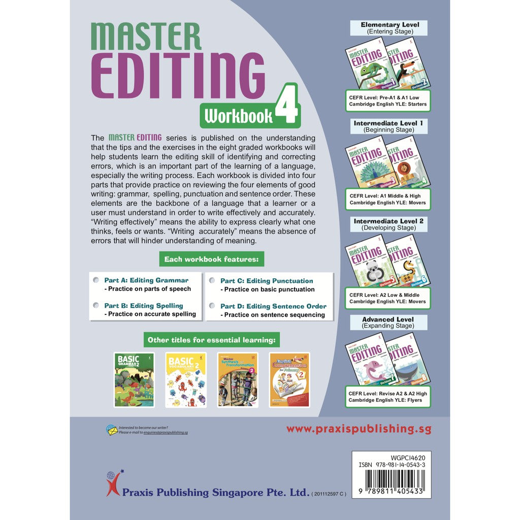 Excel In English - Master Editing Workbook 4