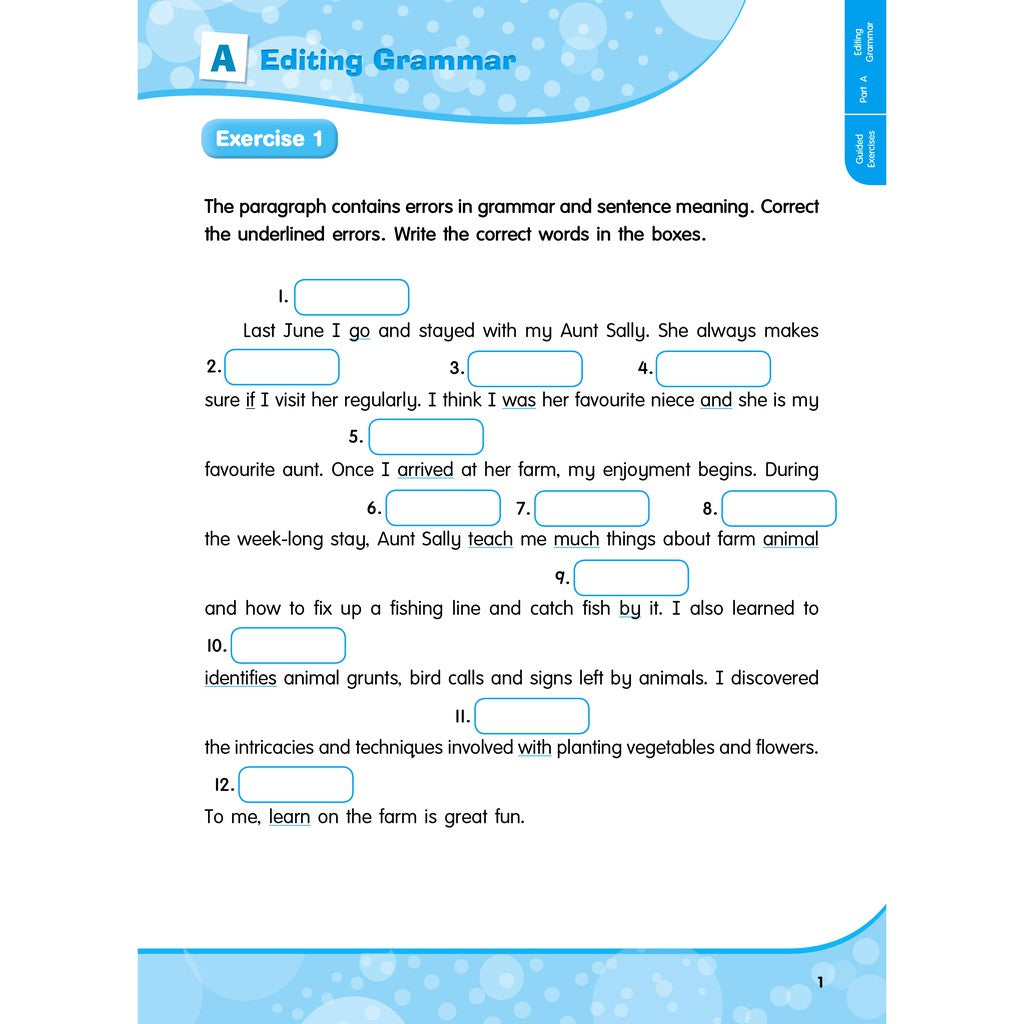 Excel In English - Master Editing Workbook 7