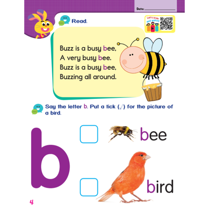 I Leap Nursery English Act Book A