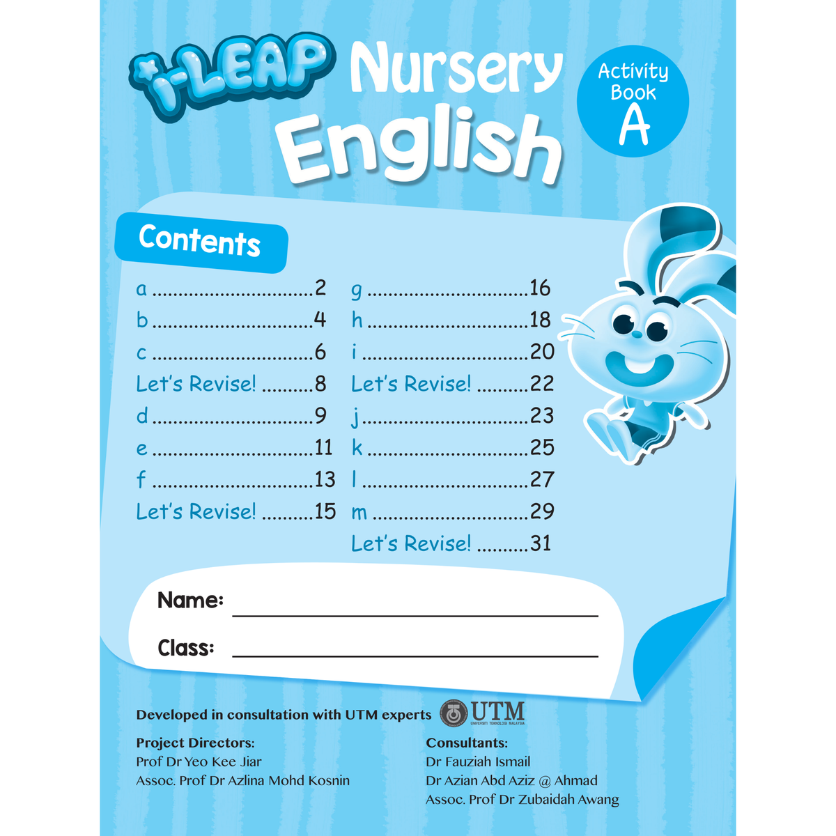 I Leap Nursery English Act Book A