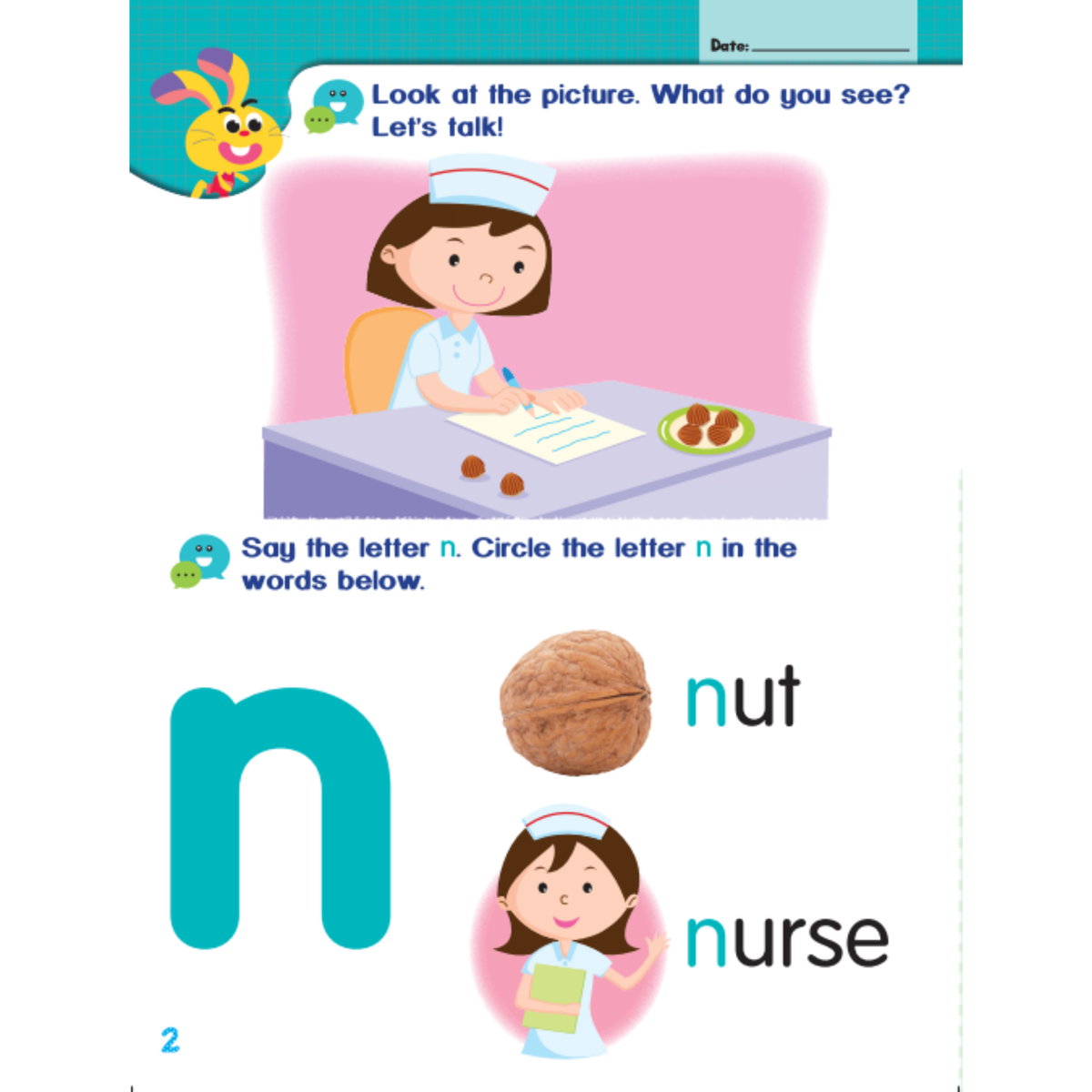 I Leap Nursery English Act Book A