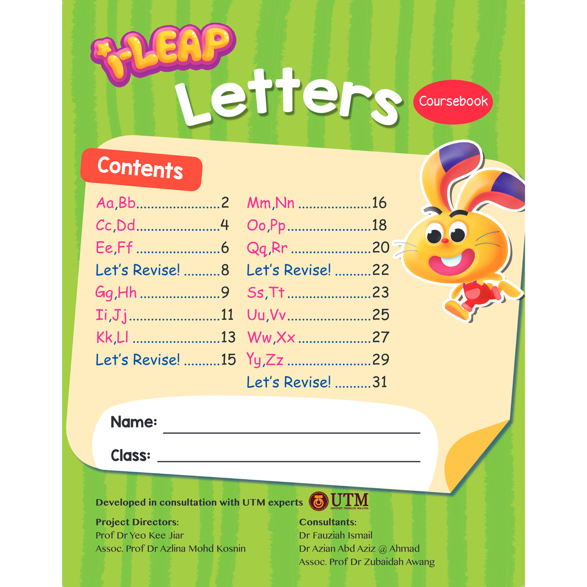 I-Leap K1 Letters Act Book