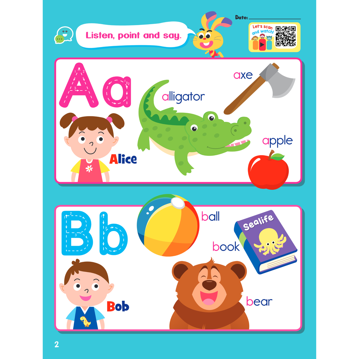 I-Leap K1 Letters Act Book