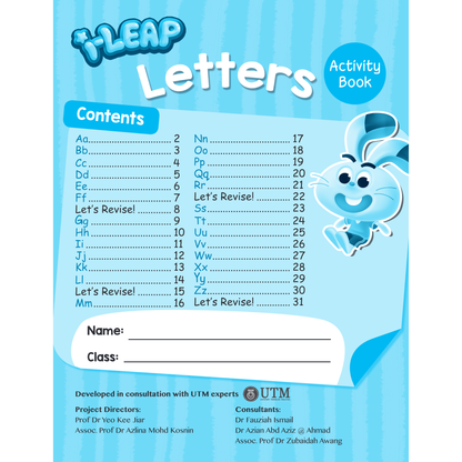 I-Leap K1 Letters Act Book