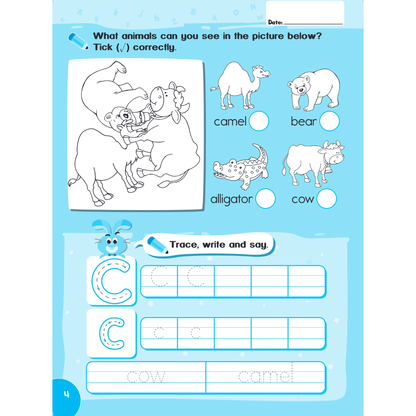 I-Leap K1 Letters Act Book
