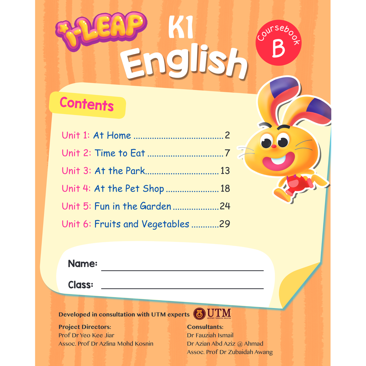 I-Leap K1 English Coursebook A
