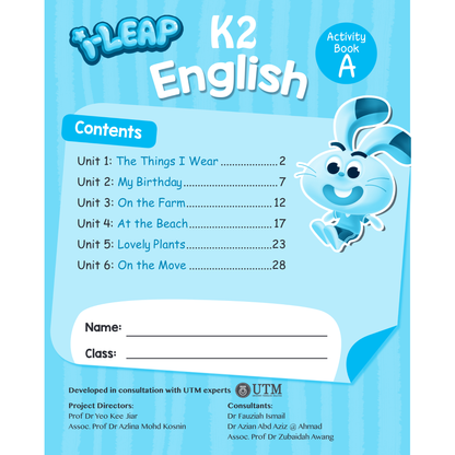 I-Leap K2 English Coursebook A