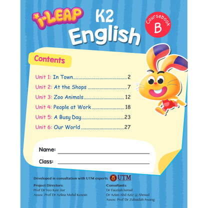 I-Leap K2 English Coursebook A