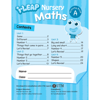 I-Leap-Nursery Maths Coursebook B