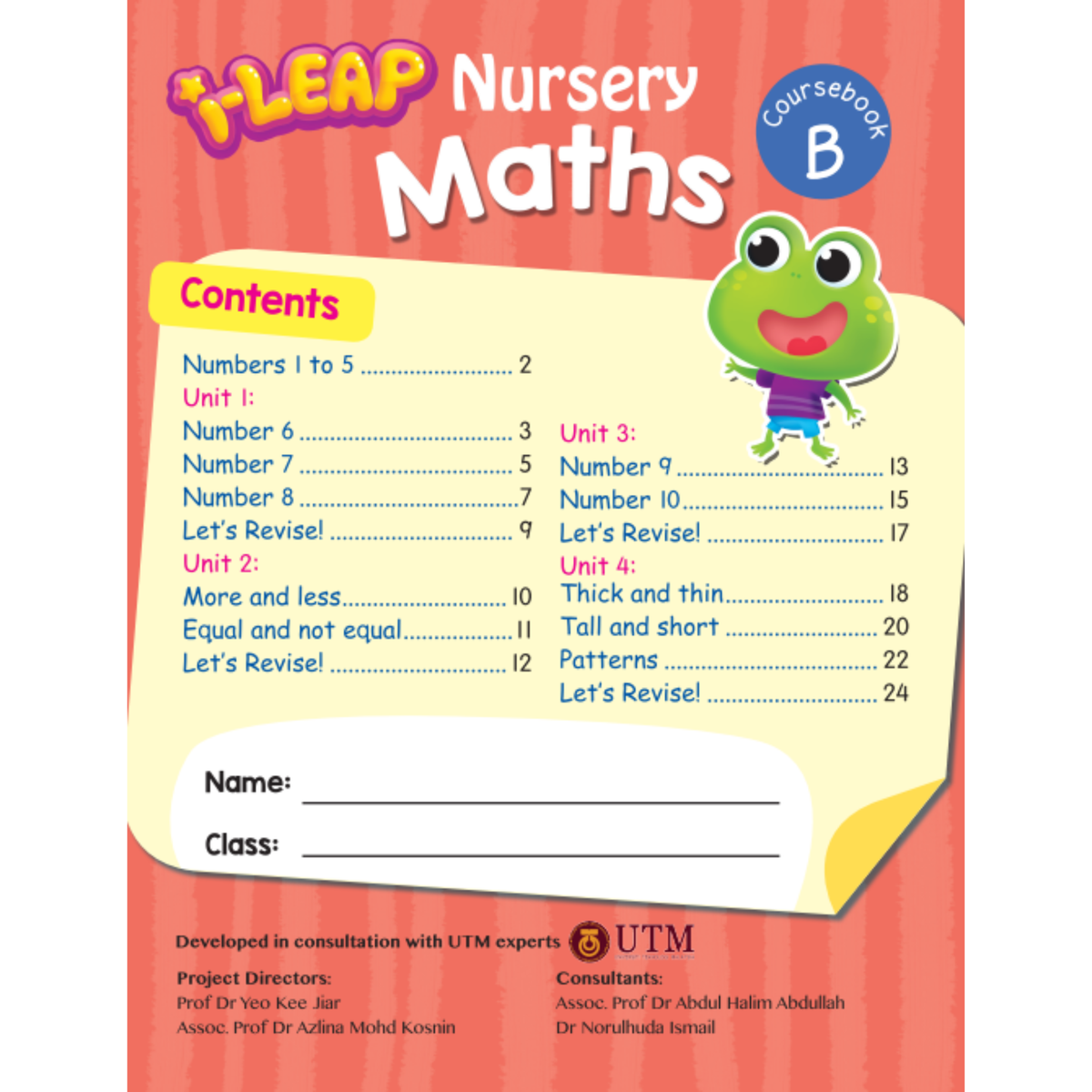 I-Leap-Nursery Maths Coursebook B