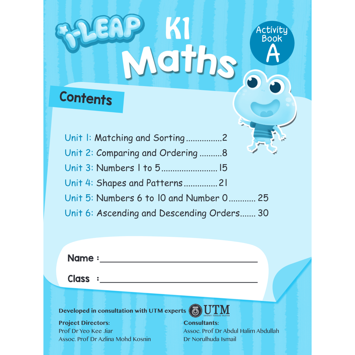 I Leap K1 Maths Act Book A