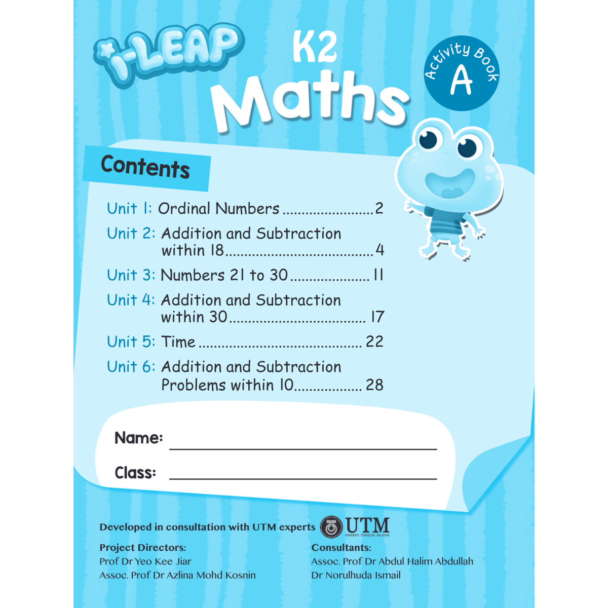 I-Leap K2 Maths Course Book A