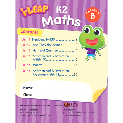 I-Leap K2 Maths Course Book A