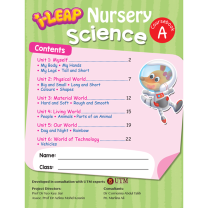 I-Leap Nursery Science Coursebook