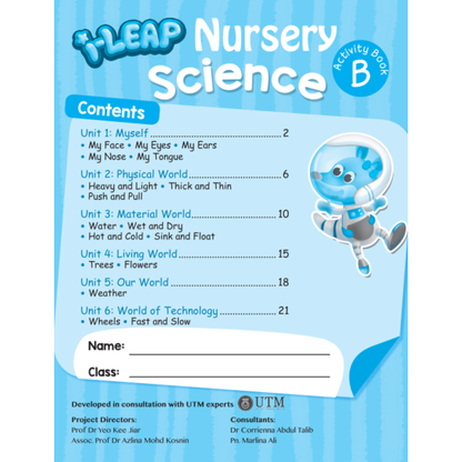 I-Leap Nursery Science Coursebook