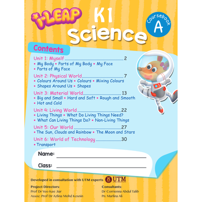 I Leap K1 Science Act Book B