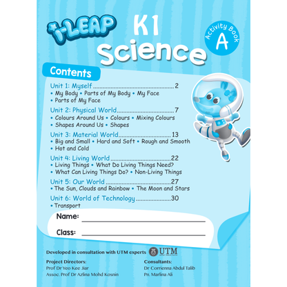 I Leap K1 Science Act Book B