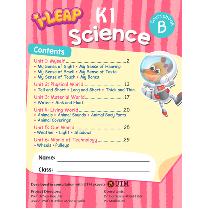 I Leap K1 Science Act Book B