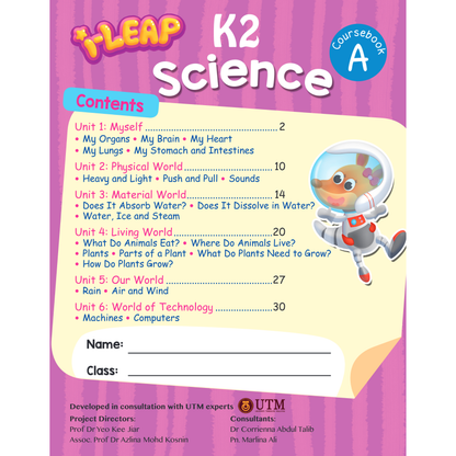I Leap K2 Science Act A