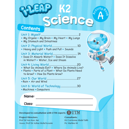 I Leap K2 Science Act A