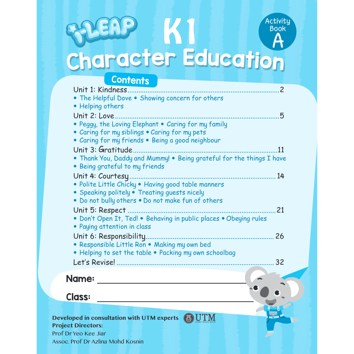 I-Leap K1 Character Education Book A