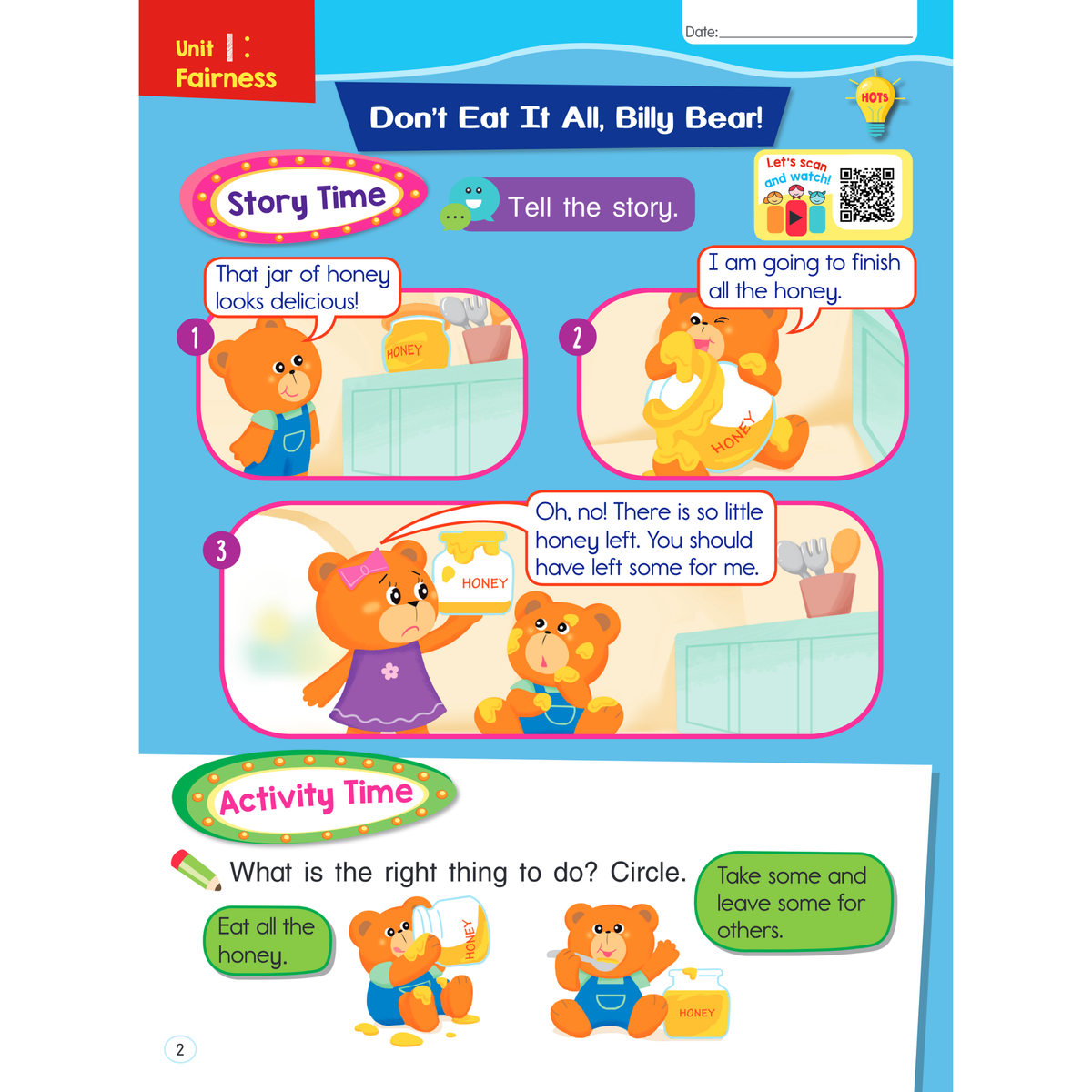 I-Leap K1 Character Education Book A