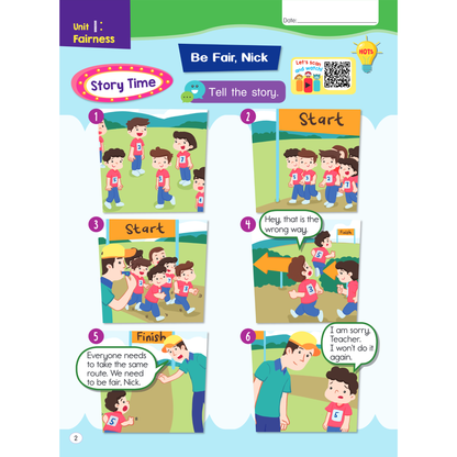 I-Leap K2 Character Education Book B